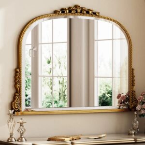 BEAUTYPEAK Arched Vintage Vanity Mirror