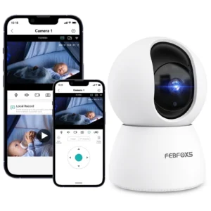 FEBFOXS 2K Baby Monitor Camera