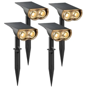Linkind Solar Outdoor Spotlights 4-Pack